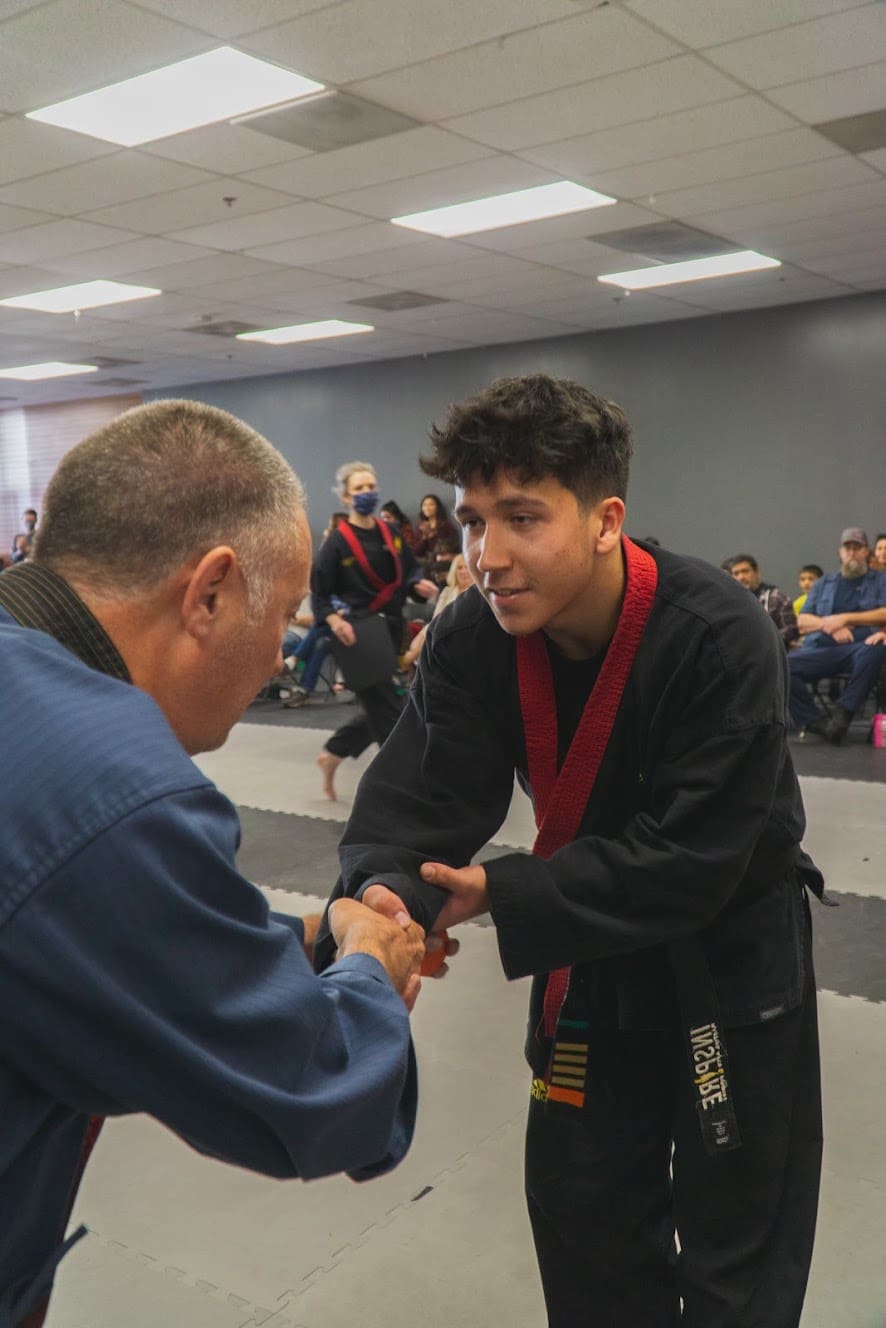Through Taekwondo training, students develop mental health, discipline, and respect, gaining lifelong benefits as they pursue and achieve goals during their formative teenage years.